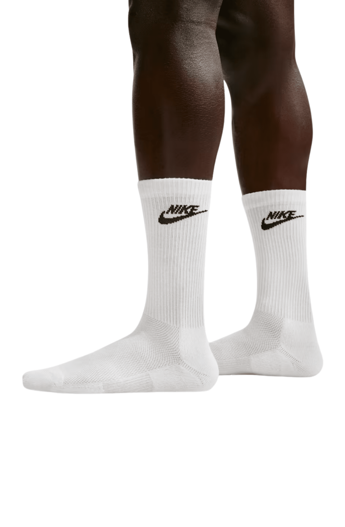 Meia Nike Everyday Elevate 3 Pares Unissex Branco - NewSkull