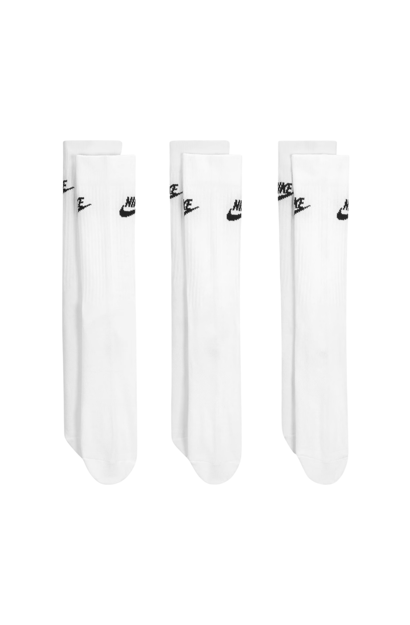 Meia Nike Sportswear Everyday Essential 3 Pares Unissex Branco - NewSkull