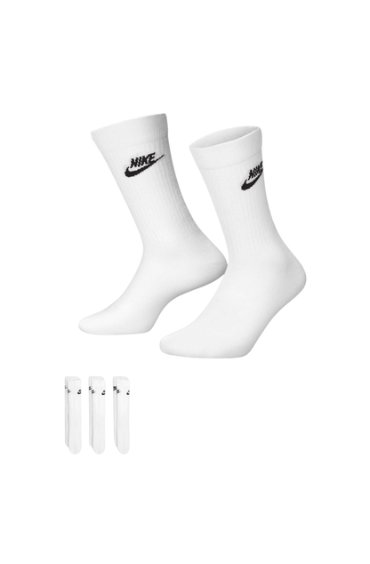 Meia Nike Sportswear Everyday Essential 3 Pares Unissex Branco - NewSkull