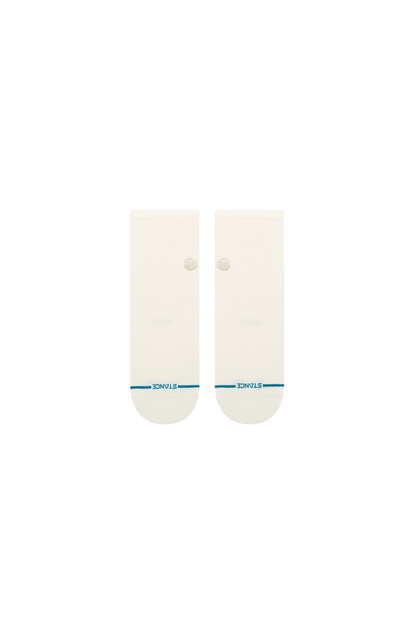 Meia Stance Fine Rib Quarter Marfim - NewSkull