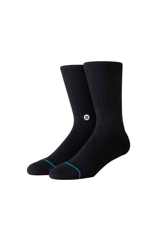 Meia Stance Icon Preto/Branco - NewSkull