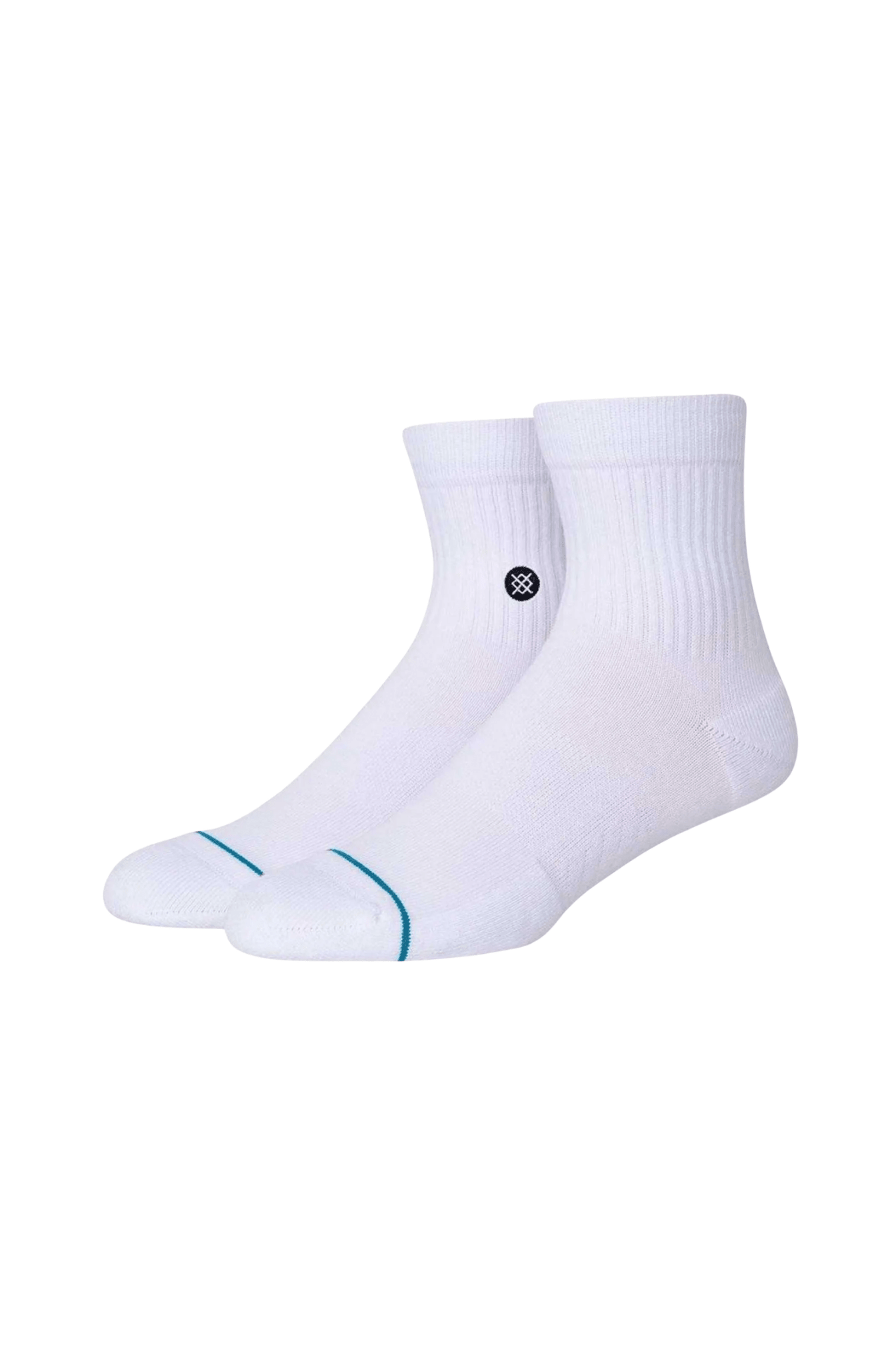 Meia Stance Icon Quarter Branco - NewSkull