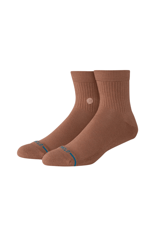 Meia Stance Icon Quarter Marrom - NewSkull