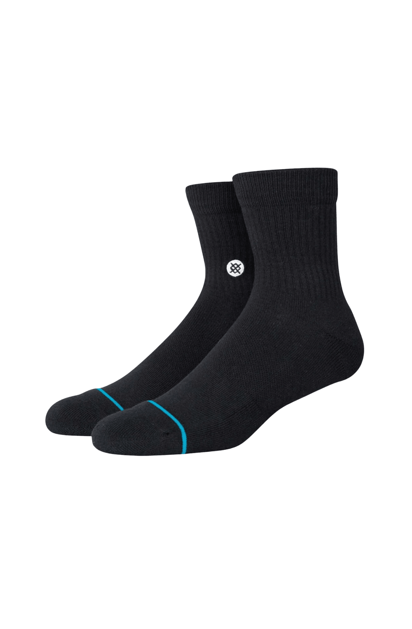 Meia Stance Icon Quarter Preto - NewSkull