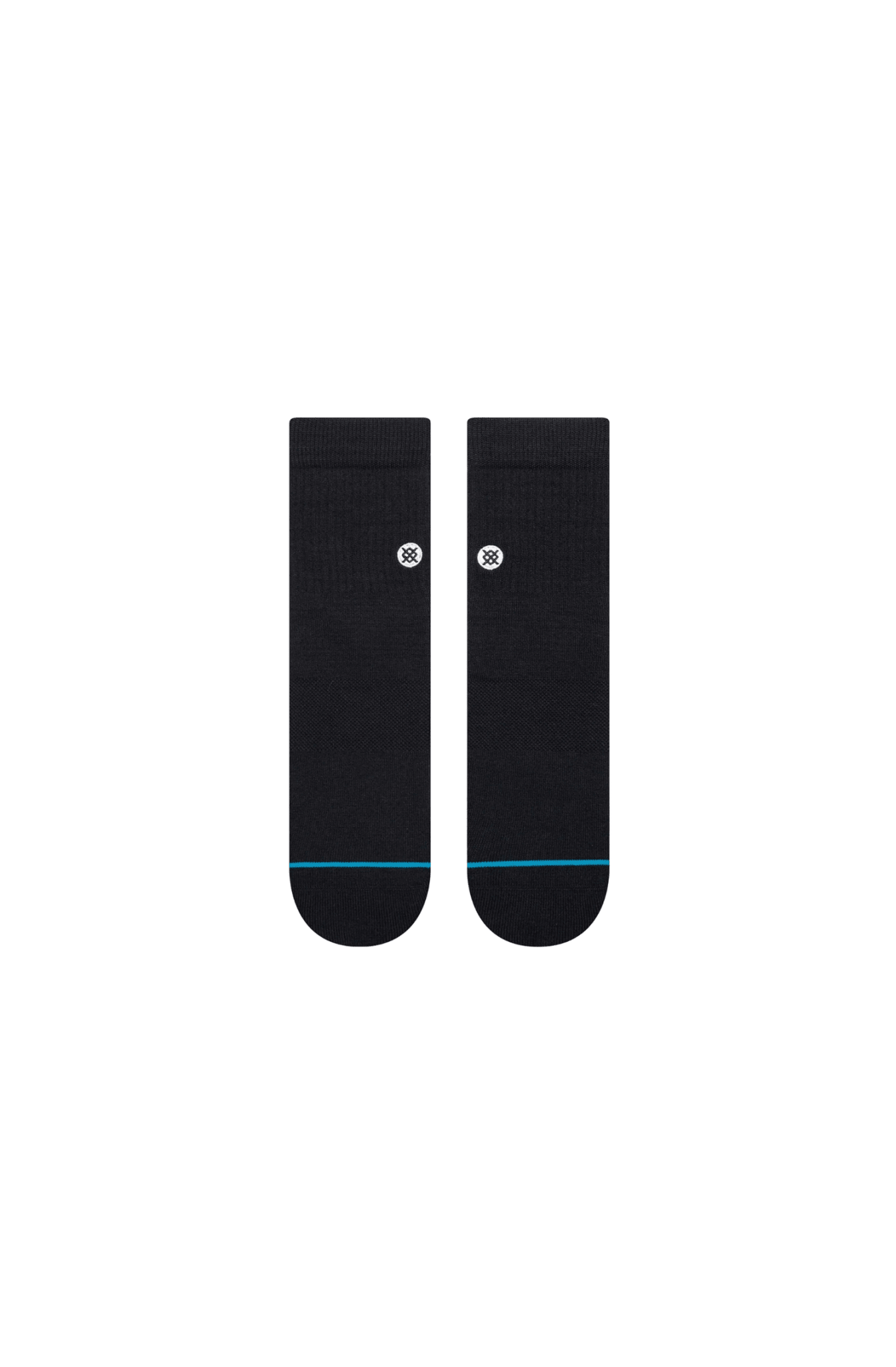Meia Stance Icon Quarter Preto - NewSkull