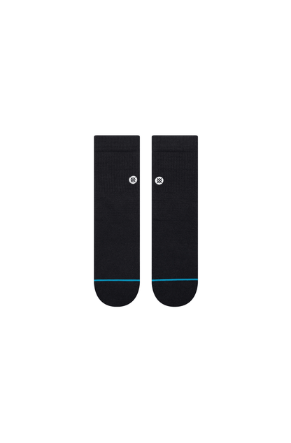Meia Stance Icon Quarter Preto - NewSkull