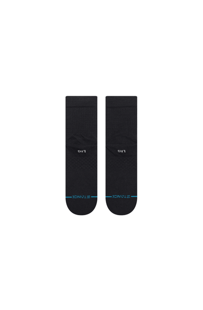Meia Stance Icon Quarter Preto - NewSkull