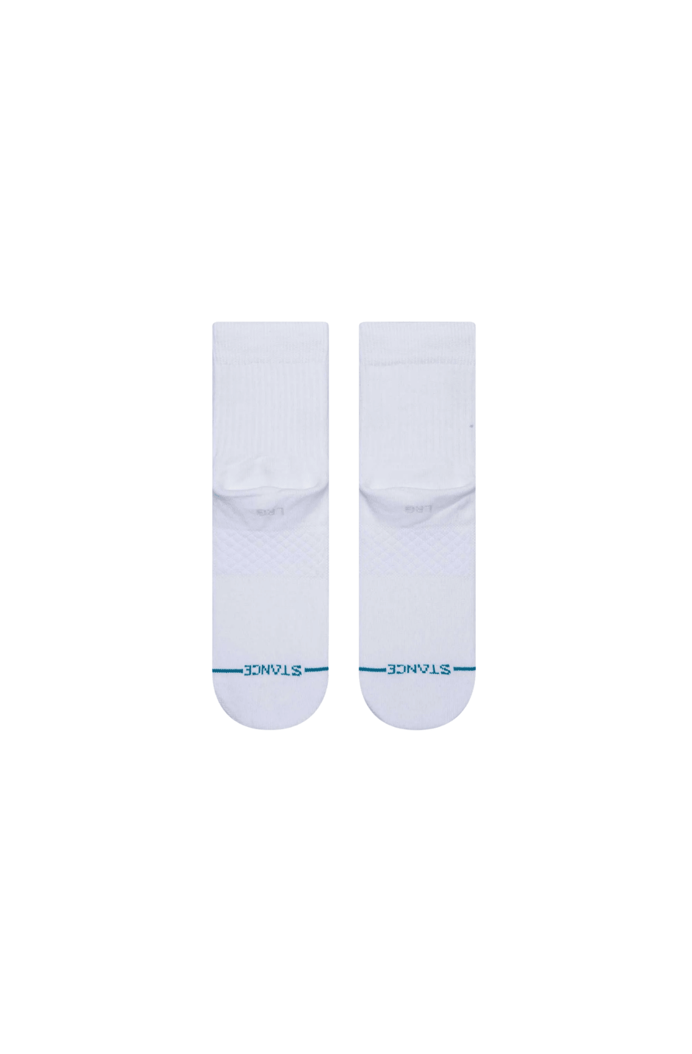 Meia Stance NBA Logoman ST QTR Branco - NewSkull