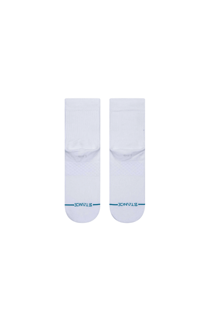 Meia Stance NBA Logoman ST QTR Branco - NewSkull