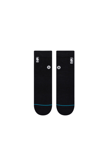 Meia Stance NBA Logoman ST QTR Preto - NewSkull