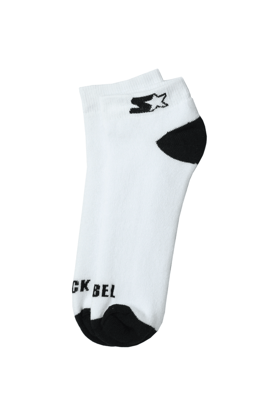 Meia Starter Invisivel Black Label Branca - NewSkull