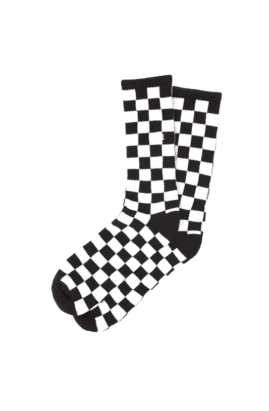 Meia Vans Checkerboard Crew ll 41/45 Preto/Branco - NewSkull