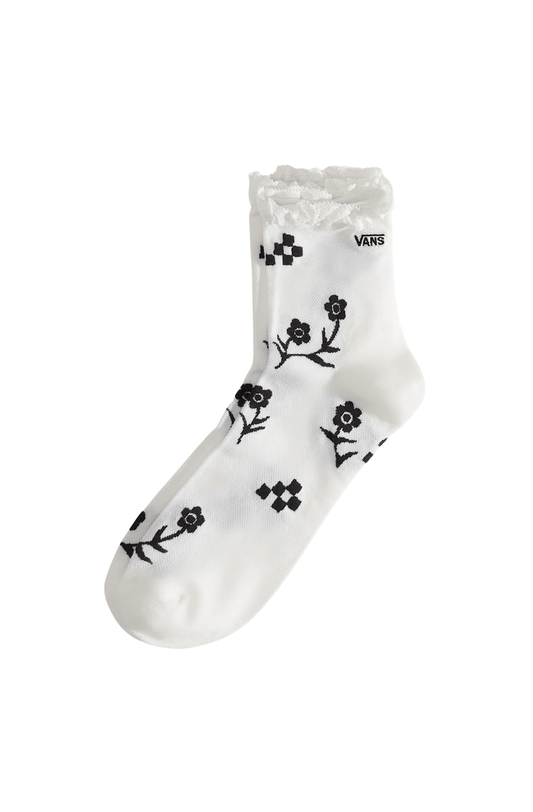 Meia Vans Sereno Lace Crew Branco - NewSkull