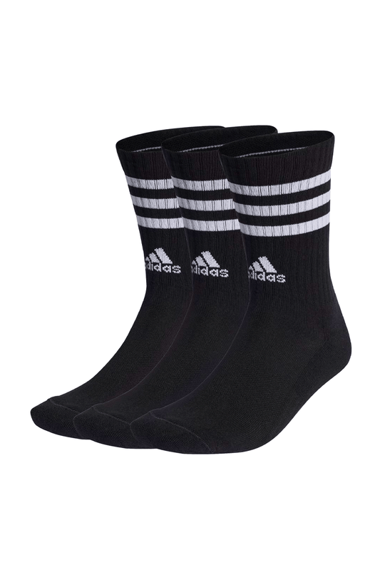 Meias Adidas 3 - stripes 3 Pares Preto - NewSkull