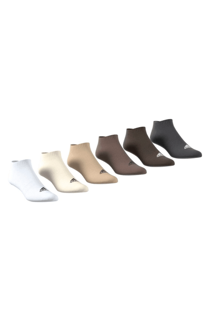 Meias Adidas Cushioned Sportswear Low - cut 6 Pares Color - NewSkull