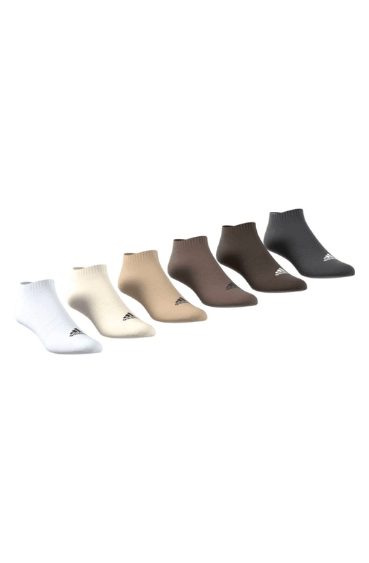 Meias Adidas Cushioned Sportswear Low - cut 6 Pares Color - NewSkull