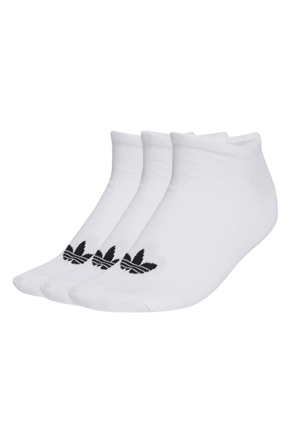 Meias Adidas Liner 3 Pares Branco - NewSkull
