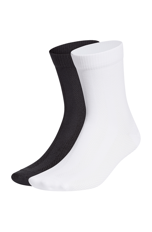 Meias Adidas Structured SCK 2 Pares Feminina Preta/Branca - NewSkull