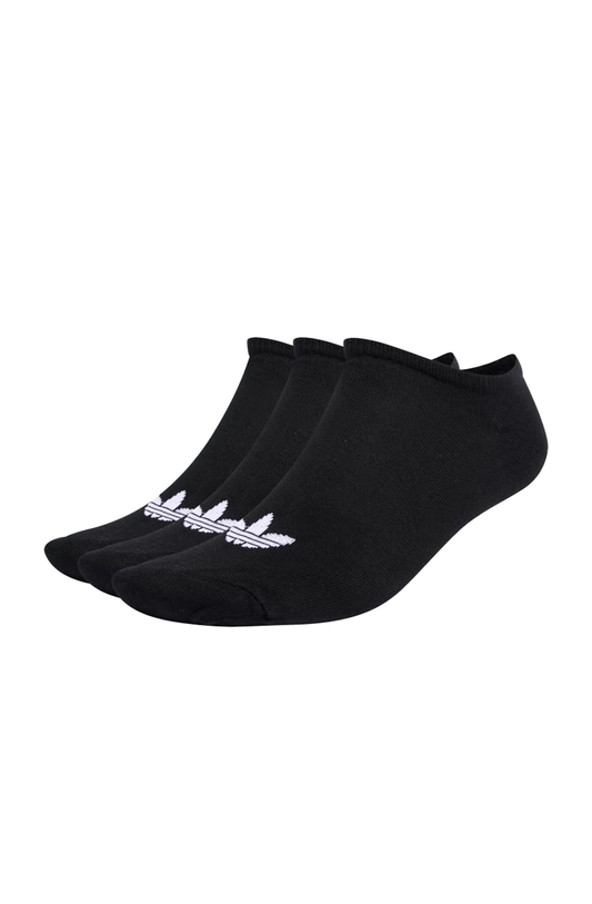 Meias Adidas Trefoil Soquete 3 Pares Preto - NewSkull