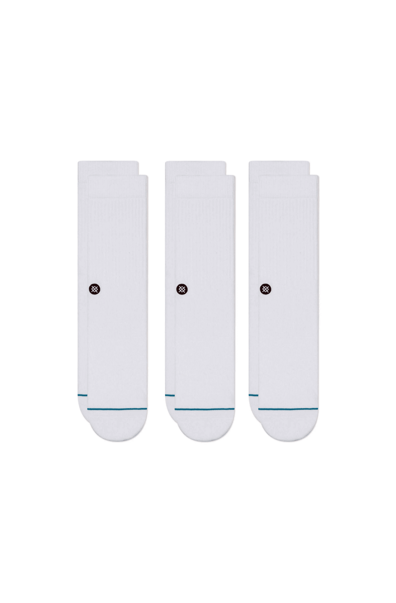 Meias Stance Kit Icon 3 Pack Branco - NewSkull