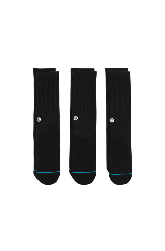 Meias Stance Kit Icon 3 Pack Preto - NewSkull