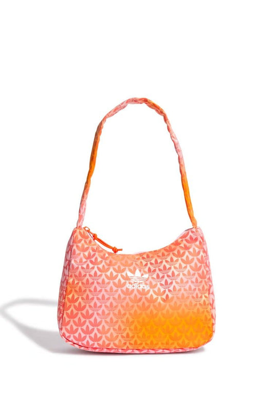 Minibolsa Adidas Ombro Jacquard Trefoil Monogram Laranja/Amarelo - NewSkull