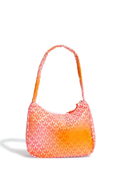 Minibolsa Adidas Ombro Jacquard Trefoil Monogram Laranja/Amarelo - NewSkull
