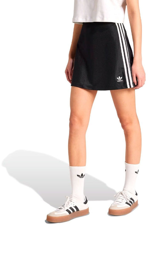 Minissaia Adidas Adicolor 3 - stripes Preto/Branco - NewSkull