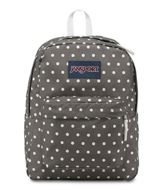 Mochila Jansport SuperBreak Dots Cinza - NewSkull