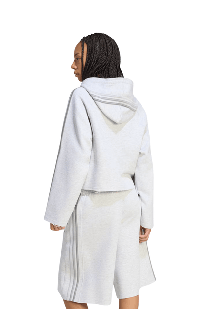 Moletom Adidas 2.0 SST Cropped Hoody Cinza Claro - NewSkull