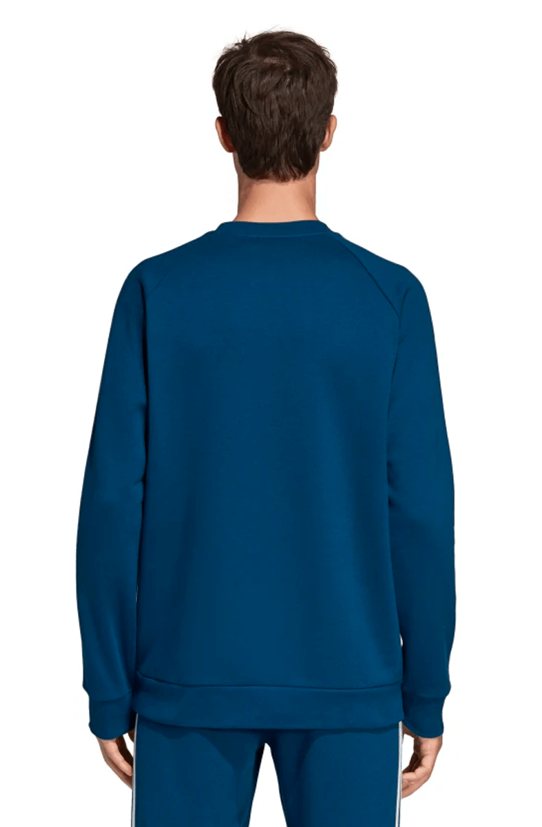 MOLETOM ADIDAS 3 STRIPES CREWNECK CARECA AZUL - NewSkull