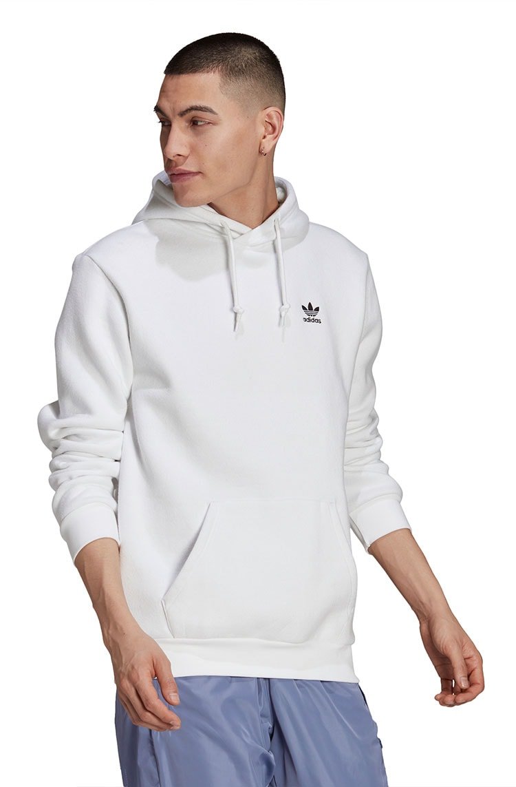 Moletom Adidas Adicolor Essentials Trefoil Branco/Preto - NewSkull
