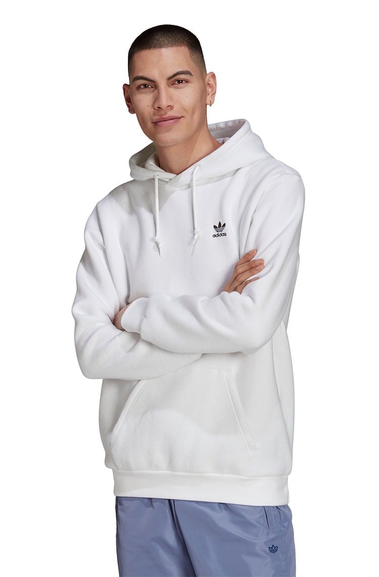 Moletom Adidas Adicolor Essentials Trefoil Branco/Preto - NewSkull