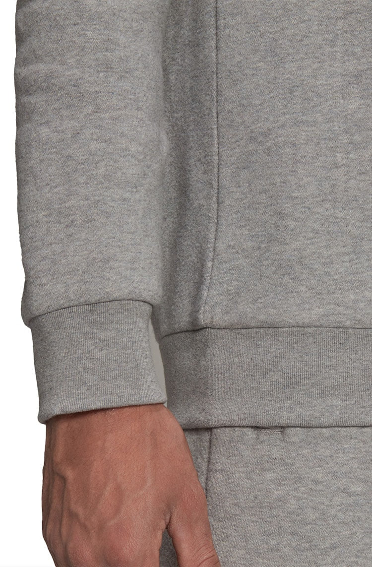 Moletom Adidas Adicolor Essentials Trefoil Crewneck Cinza/Branco - NewSkull