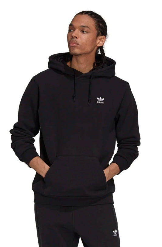 Moletom Adidas Capuz Adicolor Essentials Trefoil Preto/Branco - NewSkull