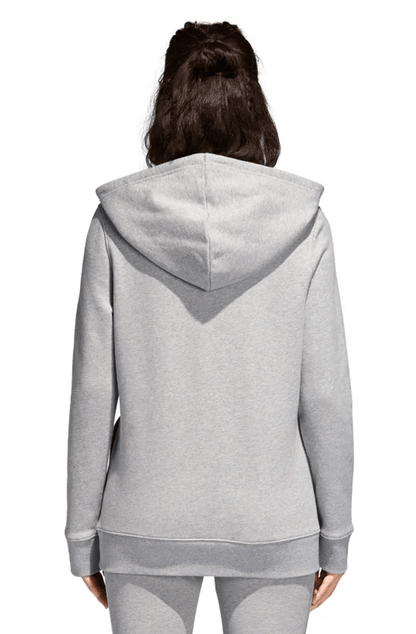 MOLETOM ADIDAS CAPUZ TREFOIL FEMININO CINZA - NewSkull