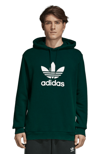 Moletom Adidas Capuz Warm - Up Trefoil Verde - NewSkull