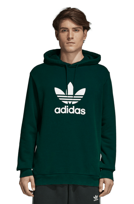 Moletom Adidas Capuz Warm - Up Trefoil Verde - NewSkull