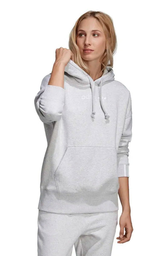 MOLETOM ADIDAS COEEZE CAPUZ FEMININO CINZA - NewSkull