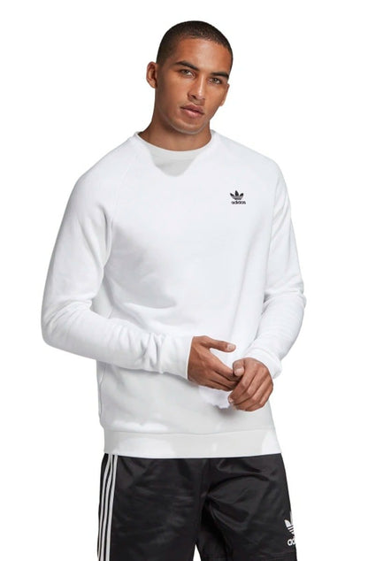 MOLETOM ADIDAS ESSENTIAL CREWNECK CARECA BRANCO - NewSkull