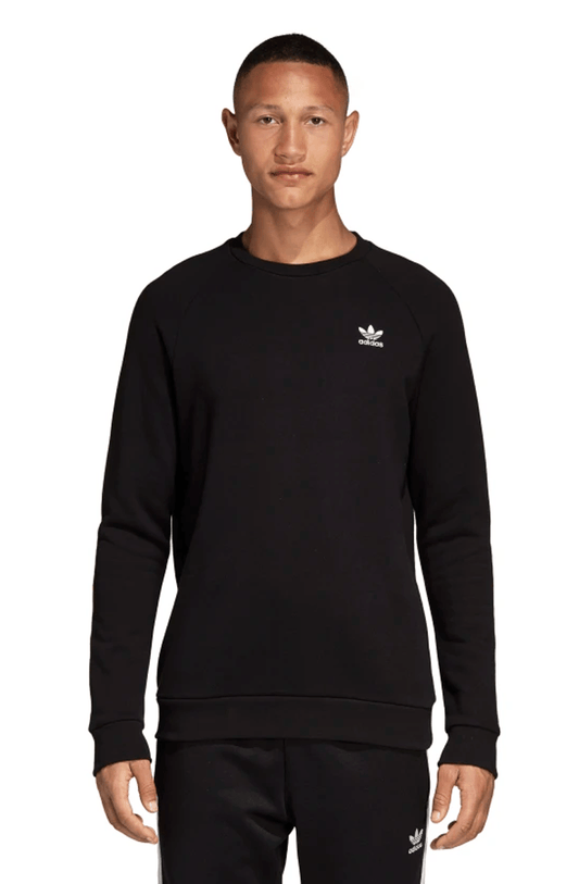 MOLETOM ADIDAS ESSENTIAL CREWNECK CARECA PRETO - NewSkull