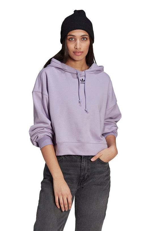 Moletom Adidas Hoodie Capuz Feminino Lilas/Preto - NewSkull