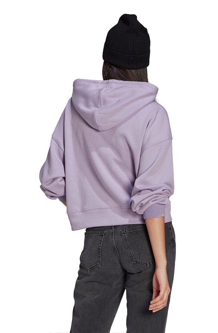 Moletom Adidas Hoodie Capuz Feminino Lilas/Preto - NewSkull