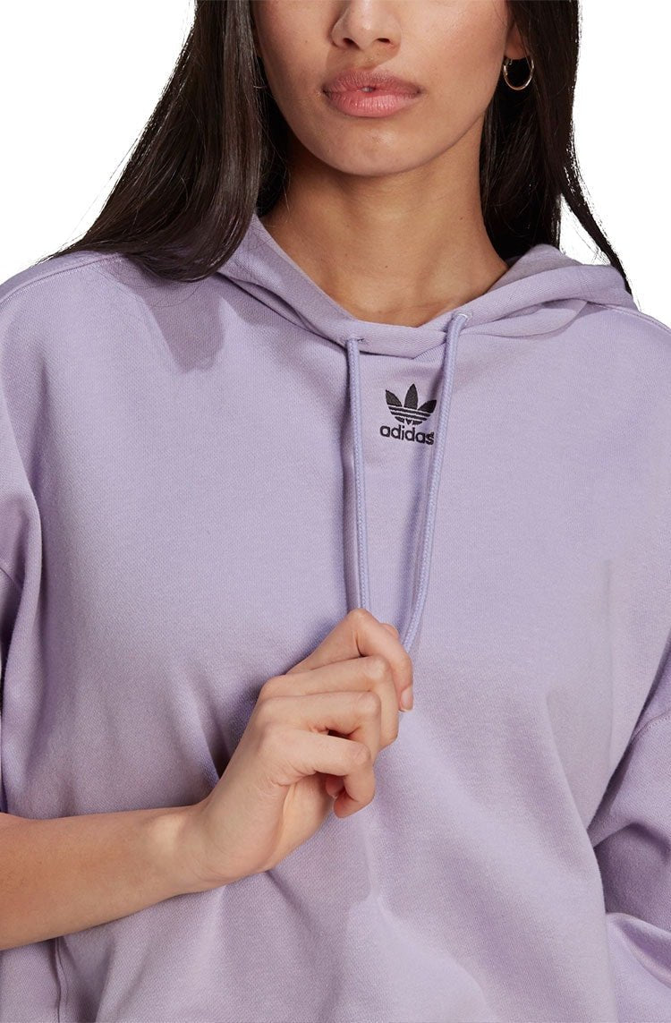 Moletom Adidas Hoodie Capuz Feminino Lilas/Preto - NewSkull