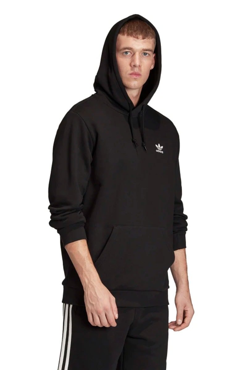 Moletom Adidas Originals Capuz Essentials Preto/Branco - NewSkull