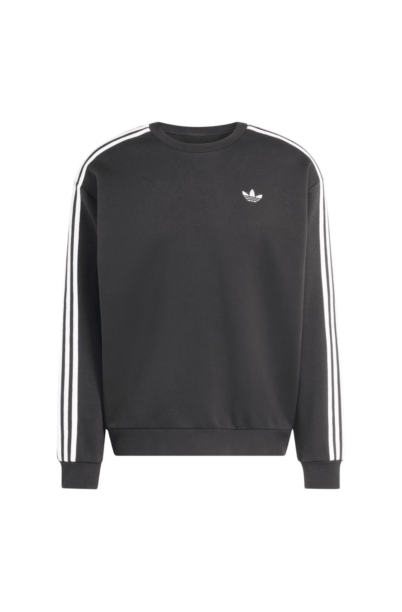 Moletom Adidas Oversized Adicolor 3 - Stripes Preto/Branco - NewSkull
