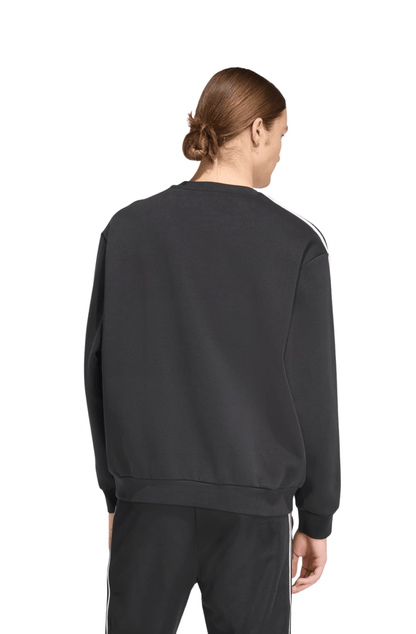 Moletom Adidas Oversized Adicolor 3 - Stripes Preto/Branco - NewSkull
