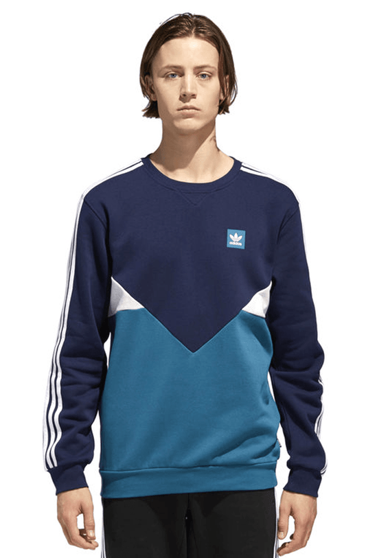 MOLETOM ADIDAS PREMIER CREW AZUL - NewSkull
