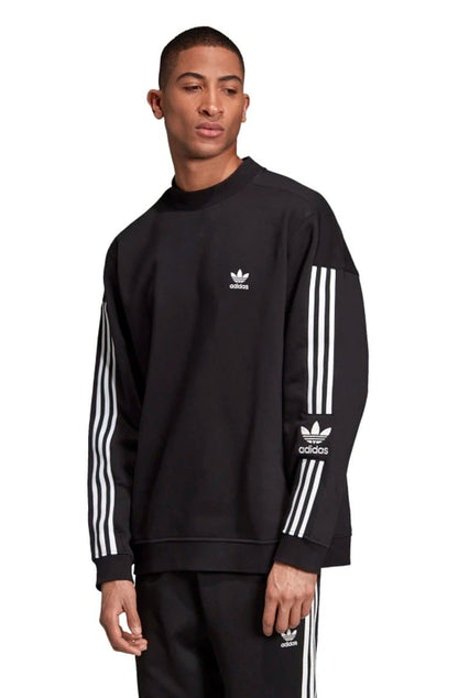Moletom Adidas Tech Crewneck Careca Preto - NewSkull
