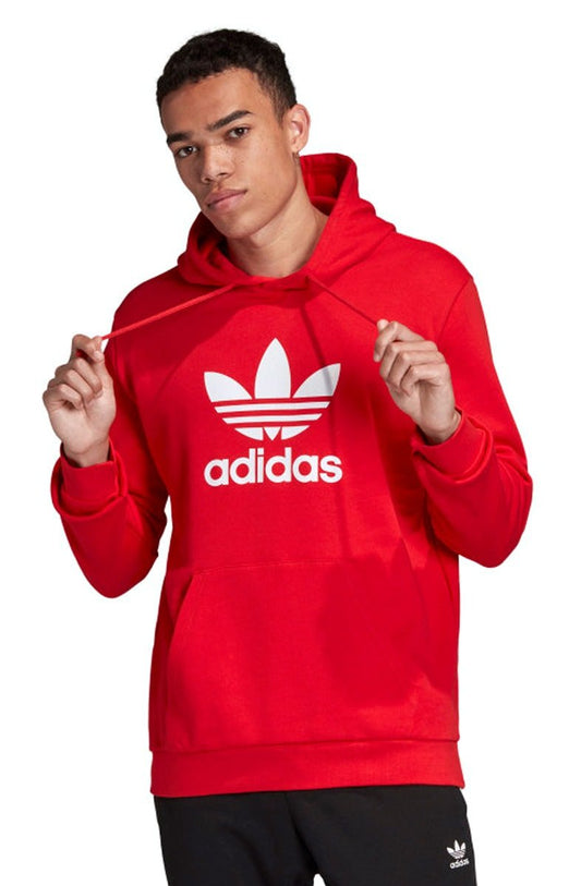 Moletom Adidas Trefoil Capuz Vermelho - NewSkull